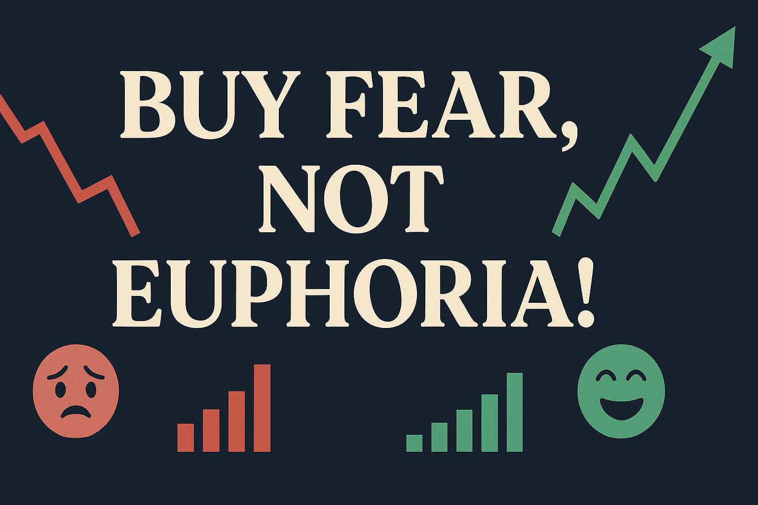 Buy fear, not euphoria.